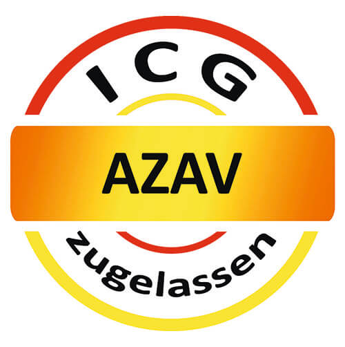 AZAV rot gelb ICG